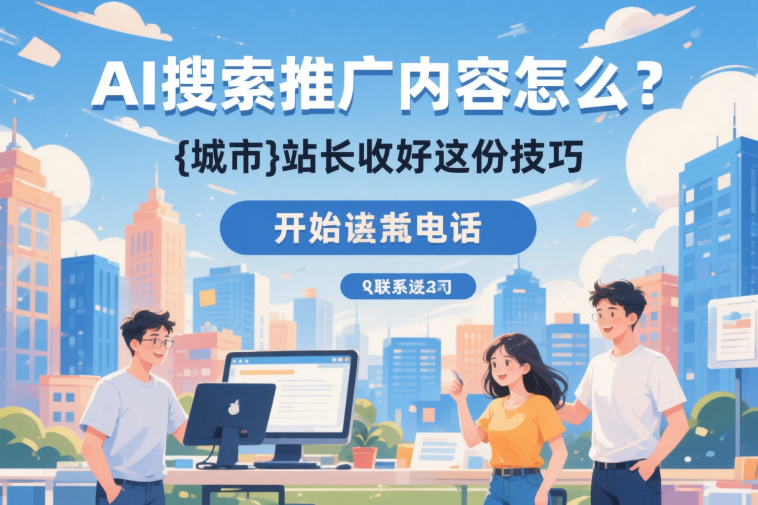 AI搜索推广内容怎么写？喀什站长收好这份技巧