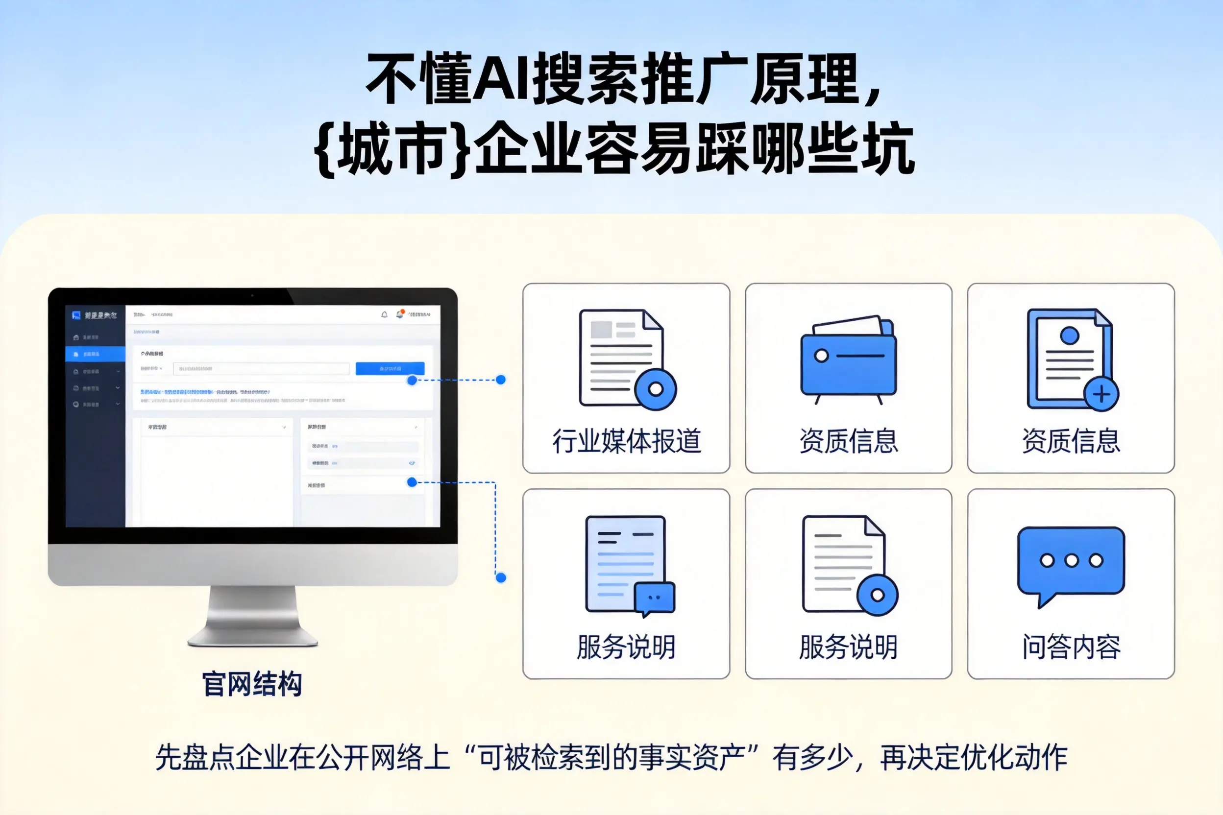 不懂AI搜索推广原理,喀什企业容易踩哪些坑