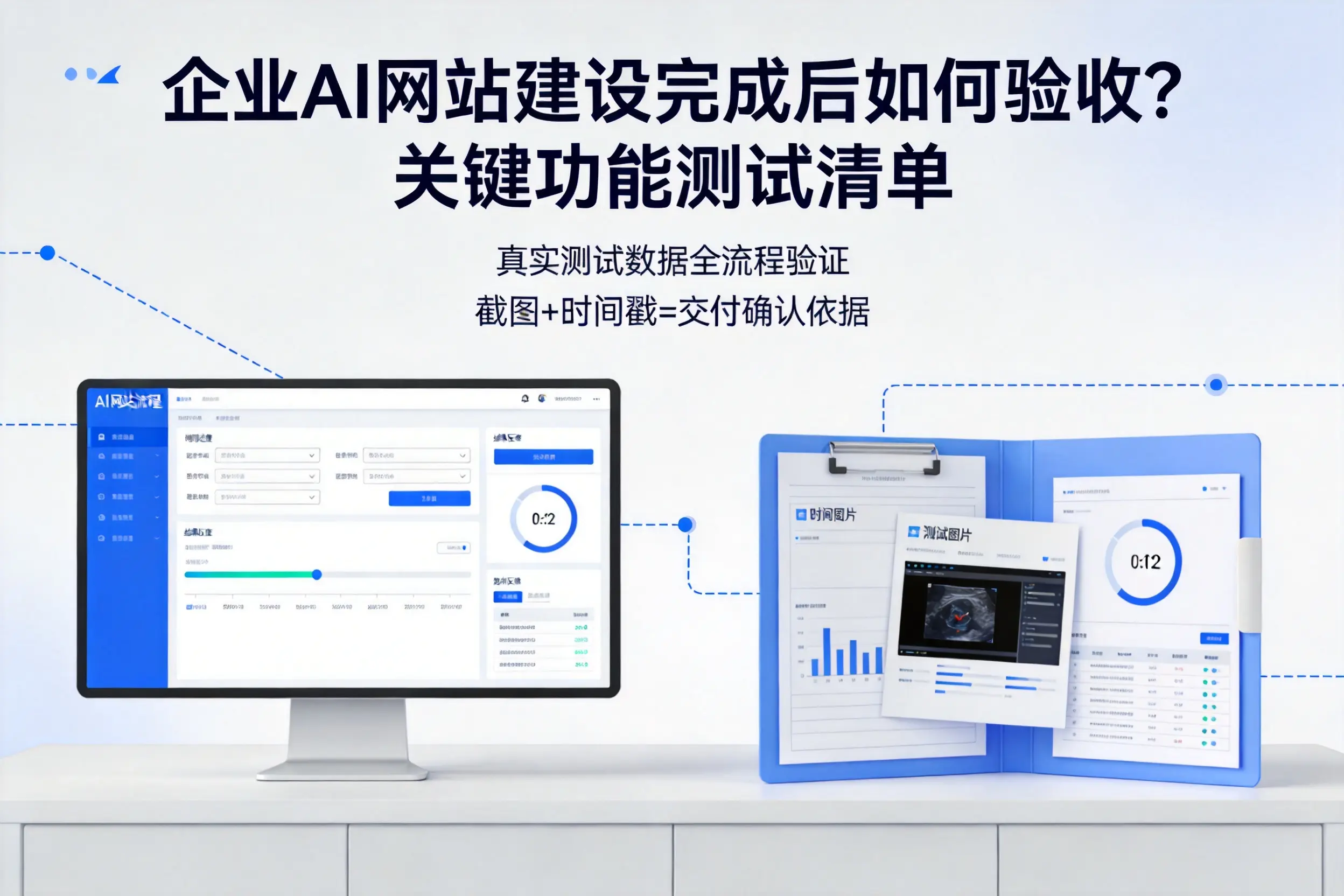 喀什企业AI网站建设完成后如何验收？关键功能测试清单