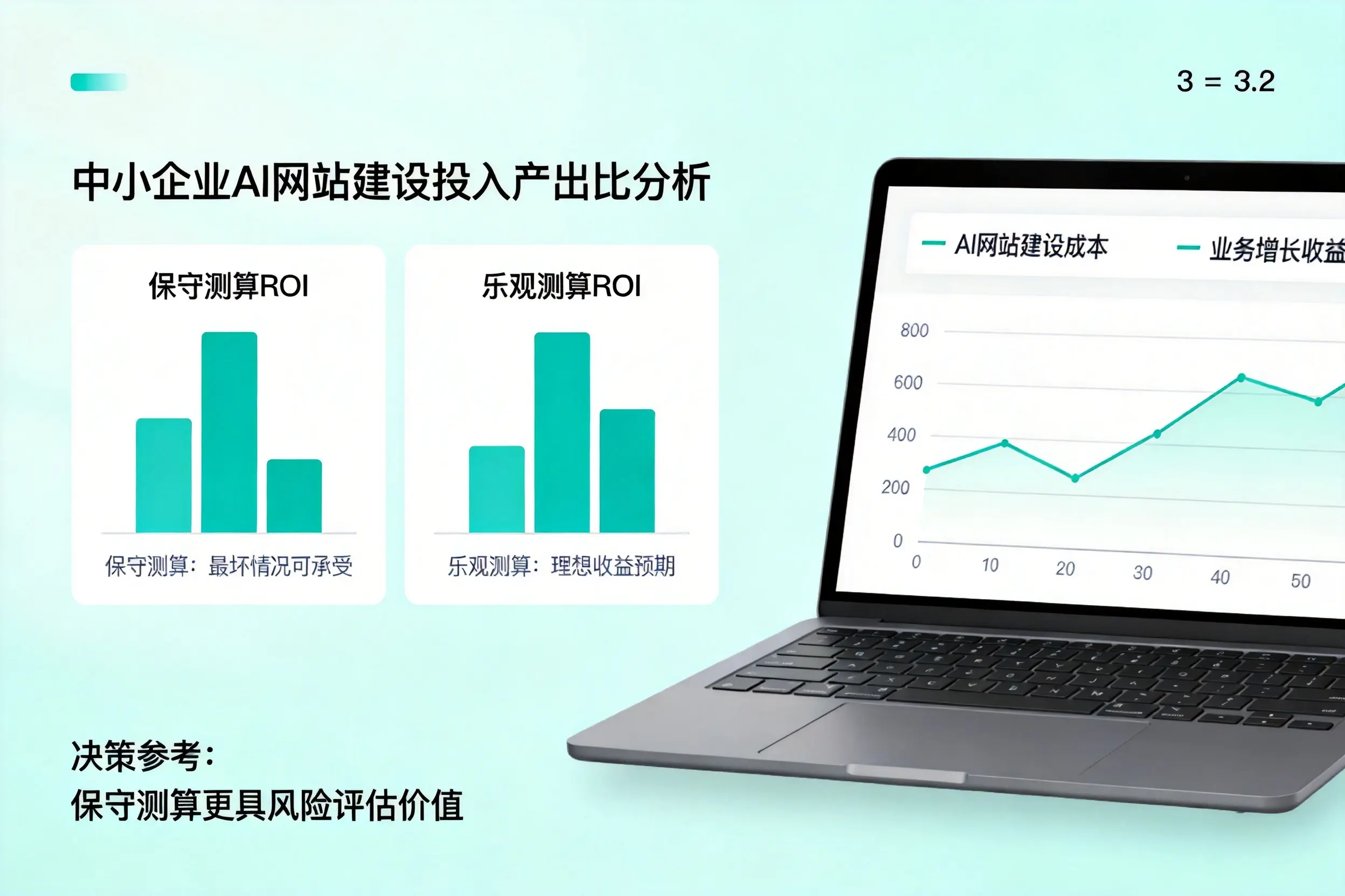 喀什中小企业AI网站建设投入产出比怎么算？先看这份分析