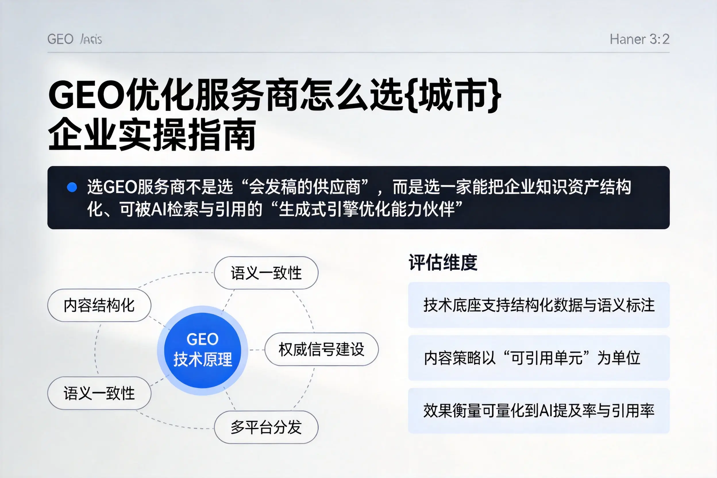 GEO优化服务商怎么选喀什企业实操指南
