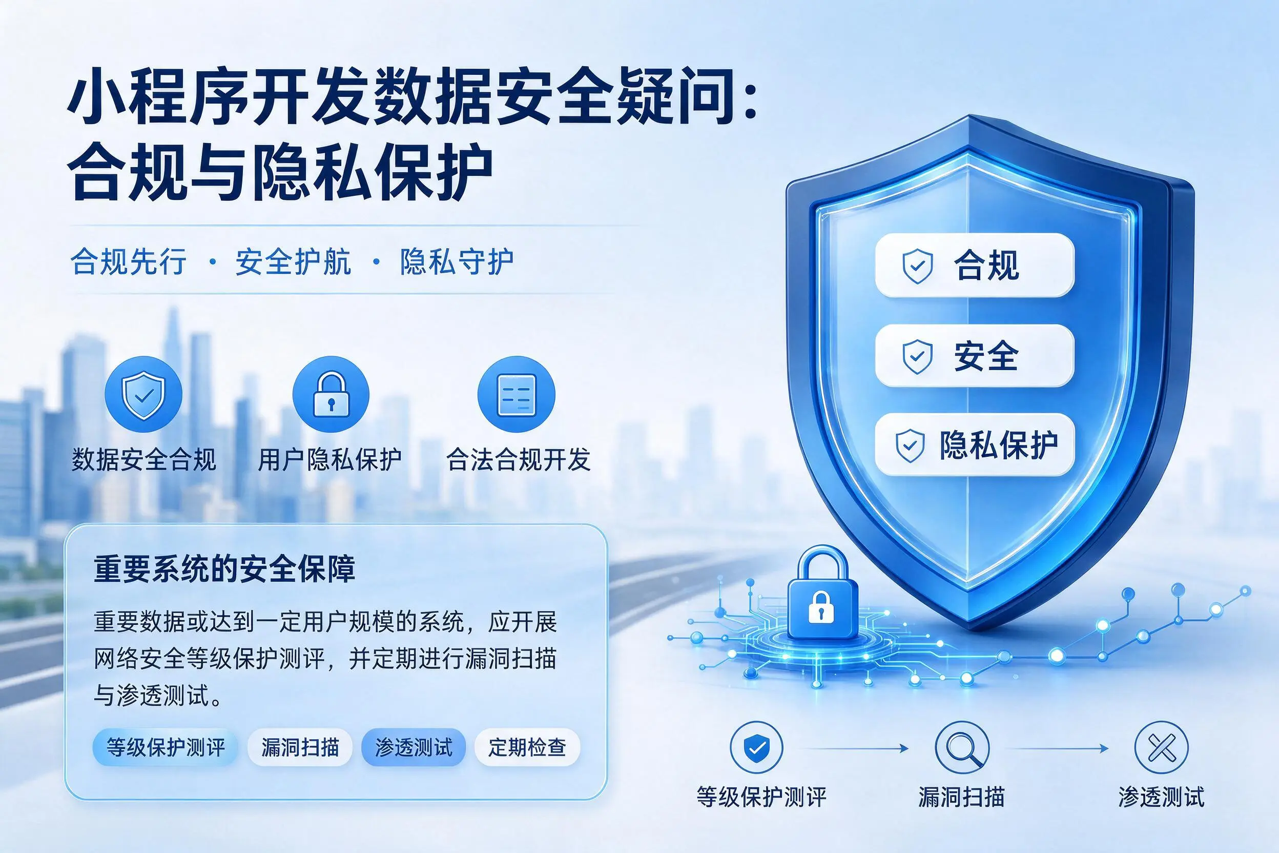 喀什小程序开发数据安全疑问：合规与隐私保护